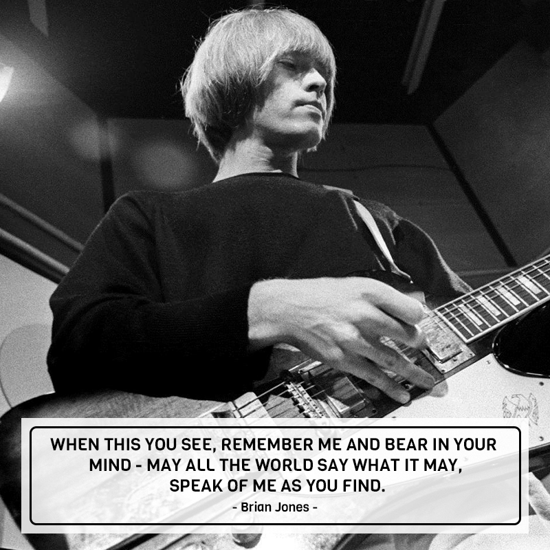 Rock \n\ Rolling, Brian Jones.
Happy Birthday.    