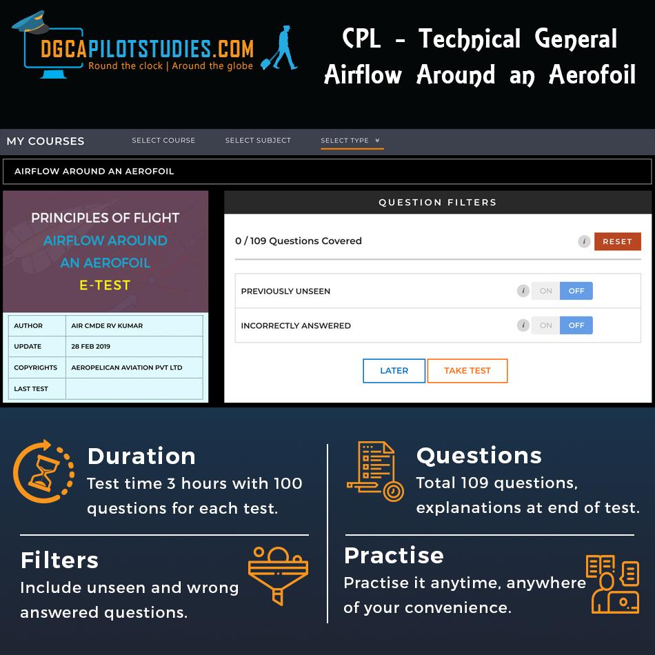 pilotstudies's tweet image. #CPL #TechnicalGeneral #PrinciplesofFlight #AiflowAroundAnAerofoil #TwoDimensionalAirflow #ETest uploaded. Contains 109 questions with instant answers and explanations provided at the end of test. Practice it ANYTIME ANYWHERE #pilots #Aviation #India #DGCA #knowledgeforflight