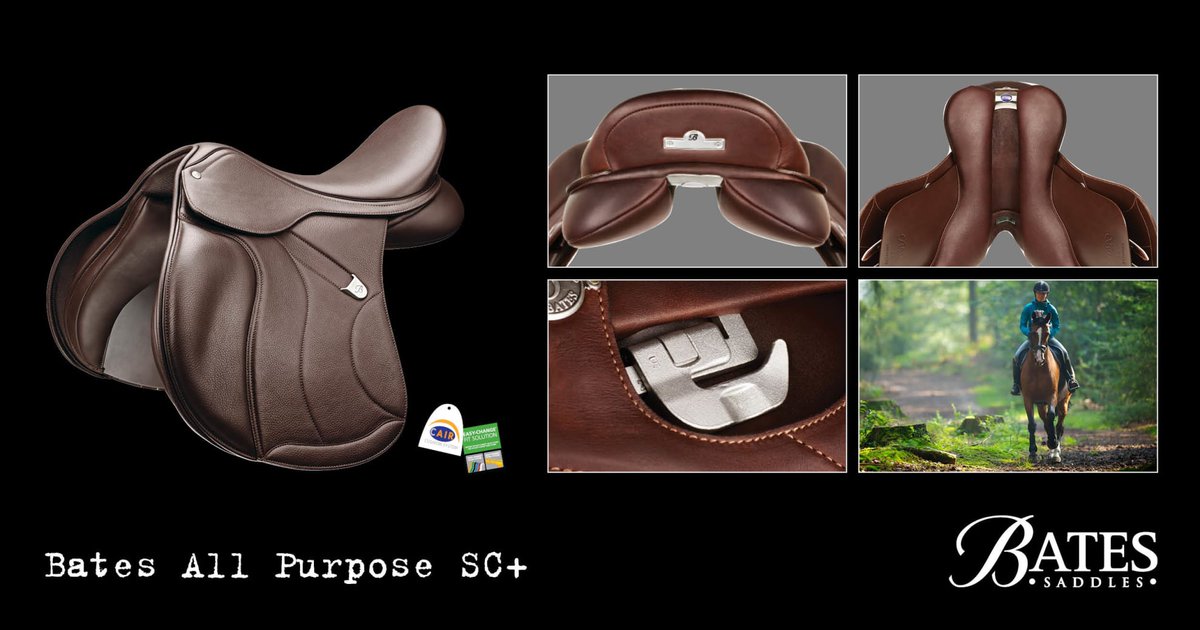 Experience instant comfort, security and balance in a GP saddle suited for leisure riding involving more jumping. 

The Bates All Purpose SC+ is also available to special order with an upgrade to our decadent calf-leather, Luxe Leather.

Find out more: bit.ly/2NsO4VI