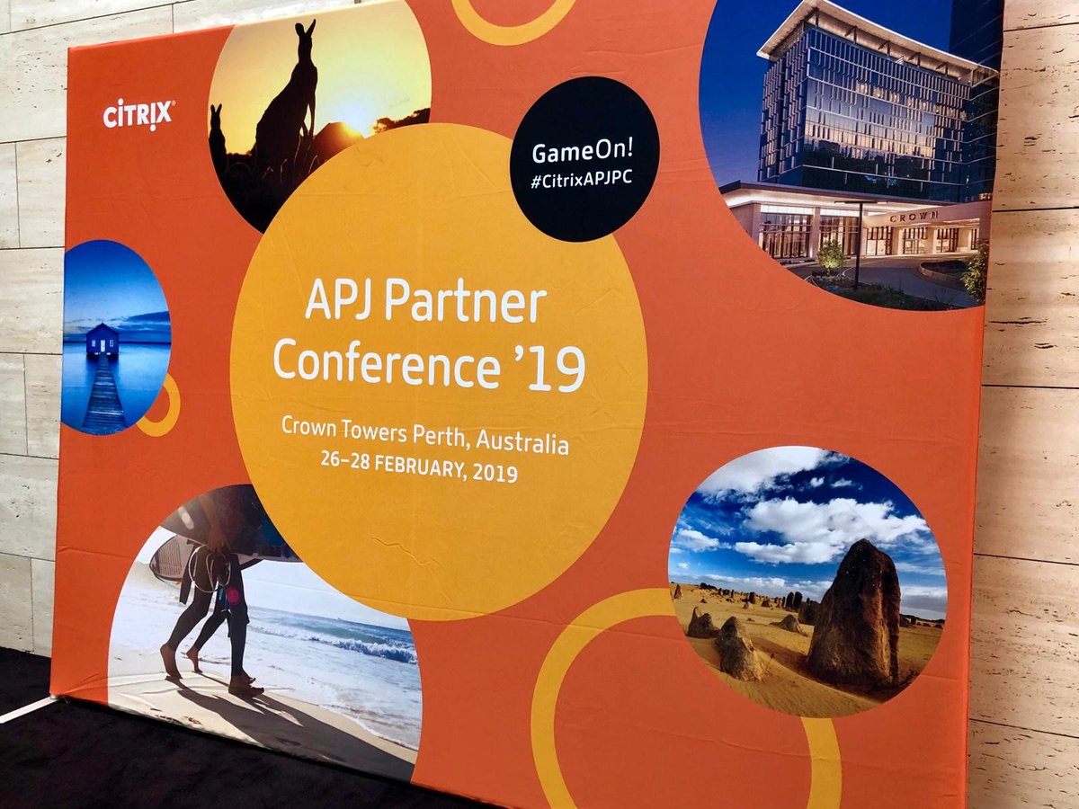 FusionGrove's tweet image. It’s a wrap! An awesome week in Perth deepening relationships with the @citrix team and #channelpartners across the Asia Pacific region at the #Citrix Partner Conference. Let’s continue the discussion!#CitrixAPJPC #partnerforsuccess #datadriven #salesacceleration #channelstrategy
