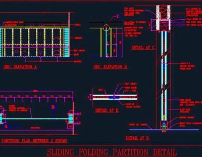 Planndesignpro's tweet photo. #Autocad #drawing of Sliding folding partition detail. Drawing accommodates complete detailed plan, sectional elevation with fixing detail.
#caddesign #autocaddrawing #Autocadfile #Caddetails #archicad #architecture #architekten #architektura #CAD
https://t.co/CcQh5sVnkt https://t.co/PbkKtOAnAH