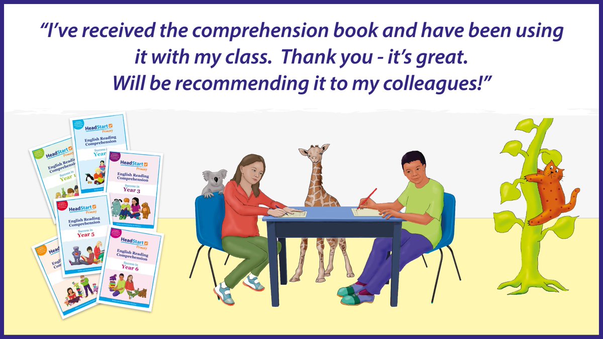 HeadStart_UK's tweet image. Reading Comprehension Success in Years 1-6 with scaled score tests for Years 2-6. Take advantage of our exclusive Approvals process... buff.ly/2Ga8771
#PrimaryRocks #planningpanic #ukedchat #edchat #engchat #ks1 #ks2 #NQT