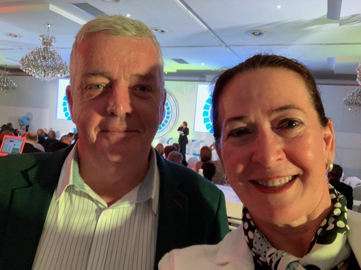 janinehills's tweet image. Greg and myself....at delegate #BARSA2019 Summit in Style. Out African and Southern African Airline industry engaging through innovation.