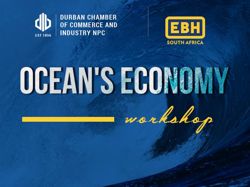 The Durban Chamber in partnership with EBH host the Oceans Economy Workshop.
The workshop includes topics around opportunities, training and aquaculture. As a coastal city, the port is an intricate part of our economy.
<a href="/EBHSouthAfrica/">Elgin Brown & Hamer</a> 
#DurbanMustRise