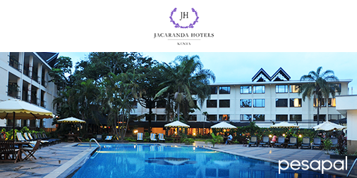 pesapalcare's tweet photo. The Jacaranda group of Hotels is now on board on our online booking platform. It gets even better because you can now find holiday packages on @ticketsasa or you can book directly on their website: https://t.co/PN018pjvvf #merchantfeature https://t.co/8mDBmNTuOW