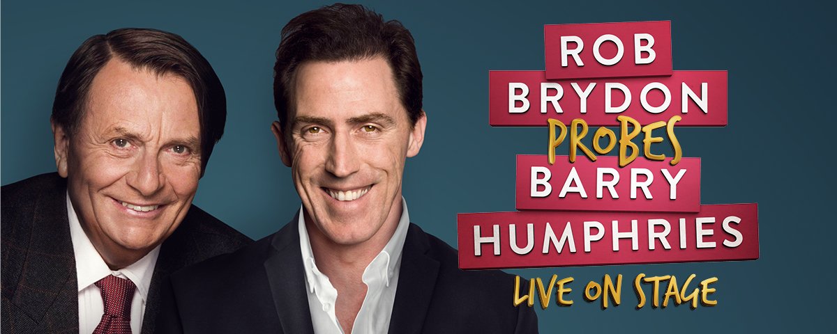 The London Palladium (@londonpalladium) on Twitter photo ON SALE NOW: Join @RobBrydon on Sun 28 April, ‘in conversation’ with the legendary antipodean antihero <a href="/Barry_Humphries/">Barry Humphries</a> who promises to reveal all with onscreen clips and extracts from his favourite comedy moments of all time. Get tickets here: bit.ly/TLPRobBrydonBa… ON SALE NOW: Join @RobBrydon on Sun 28 April, ‘in conversation’ with the legendary antipodean antihero <a href="/Barry_Humphries/">Barry Humphries</a> who promises to reveal all with onscreen clips and extracts from his favourite comedy moments of all time. Get tickets here: bit.ly/TLPRobBrydonBa…