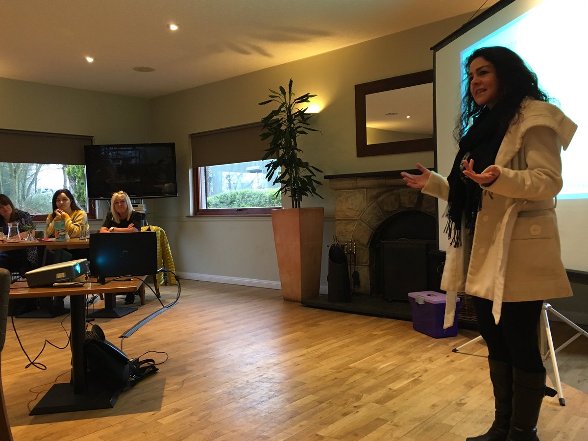 FifeGingerbread's tweet photo. Long standing volunteer and activist Kerrie Friel is explaining how Fife Gingerbread helped her and why she now gives back through volunteering #doinggoodisgoodforbusiness https://t.co/CrixsdMzrT
