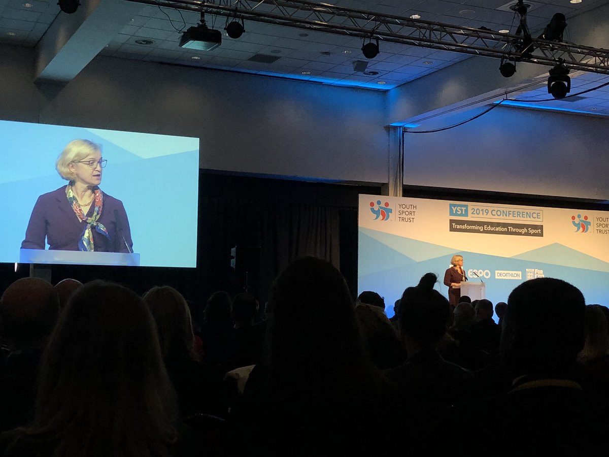 KatyLRogers's tweet photo. A great welcome by @AliOliverYST and now it’s time for the keynote from Amanda Spielman from @Ofstednews #YSTConference https://t.co/wTBUK0g87E