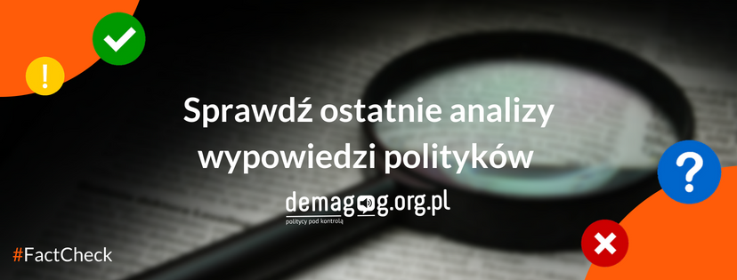 DemagogPL's tweet photo. 📣 Sprawdź najnowsze analizy wypowiedzi polityków z ostatniego tygodnia i zobacz kto mijał się z prawdą - https://t.co/jYlStIYN4G
#FactCheck #Newsletter #DemagogPL https://t.co/RdDKj6tvvW