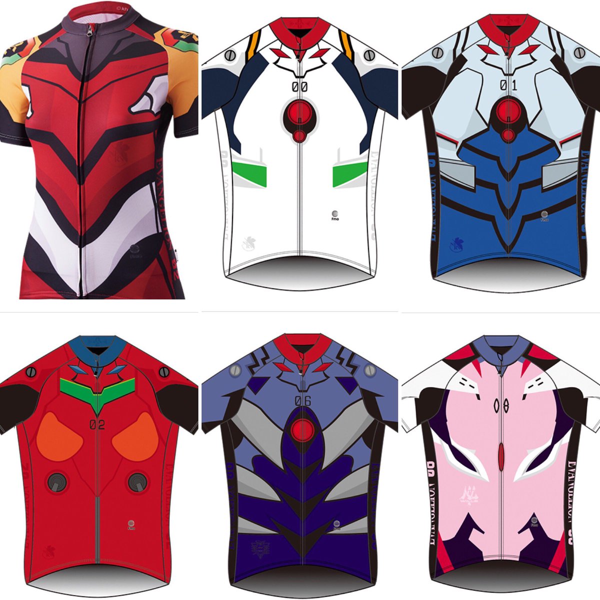 サンボルト エヴァ サイクルジャージ初号機覚醒