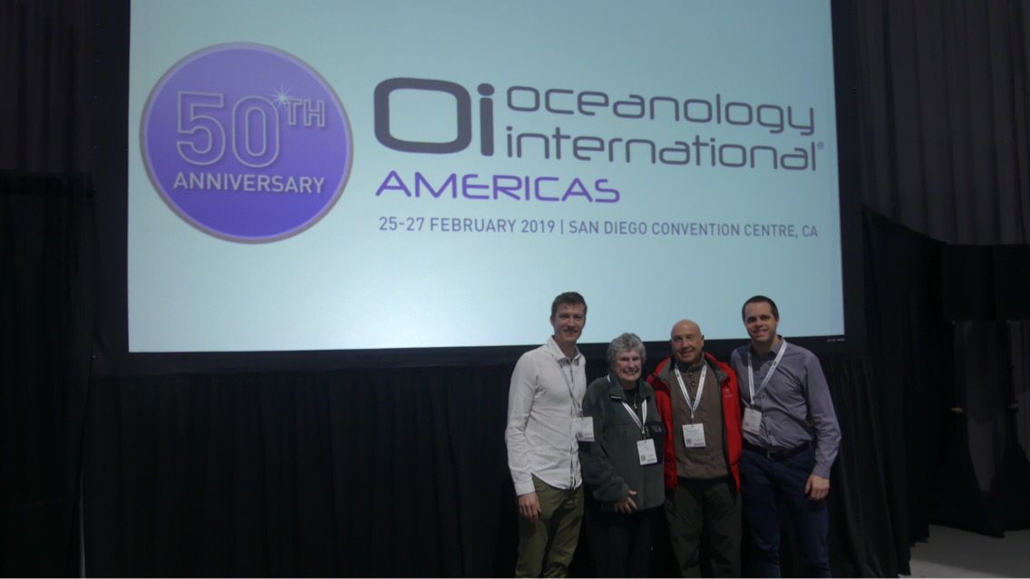 ProjectMahi's tweet photo. So humbled to receive congratulations on our project from Mary Munk, the wife of late Walter Munk, one of the greatest physical oceanographers ever known. ๐ #waltermunk #waltermunkfoundation #oceanologyinternational #sandiegoconventioncenter https://t.co/4Hg4C9LL7m