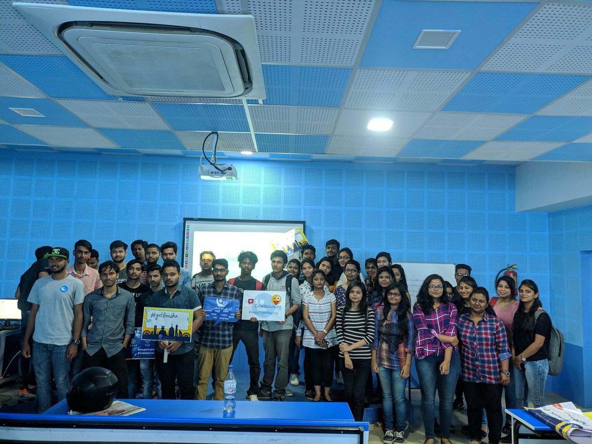 aziz_parvez7's tweet photo. Successfully conducted the 2nd Pre-event of #UtkalHacks on AR - VISION, at GITA COLLEGE, BHUBANESWAR.
Thanks to @barik_surya for a great session on AR.
#getemisha
#googlecrowdsource
#GyaanOutOfSyllabus https://t.co/stFjmZ4p4G