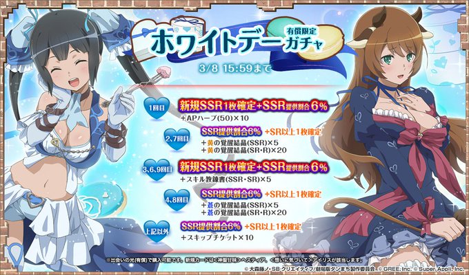 公式 ダンまち オラリオ ラプソディアさん の最近のツイート 1 Whotwi グラフィカルtwitter分析