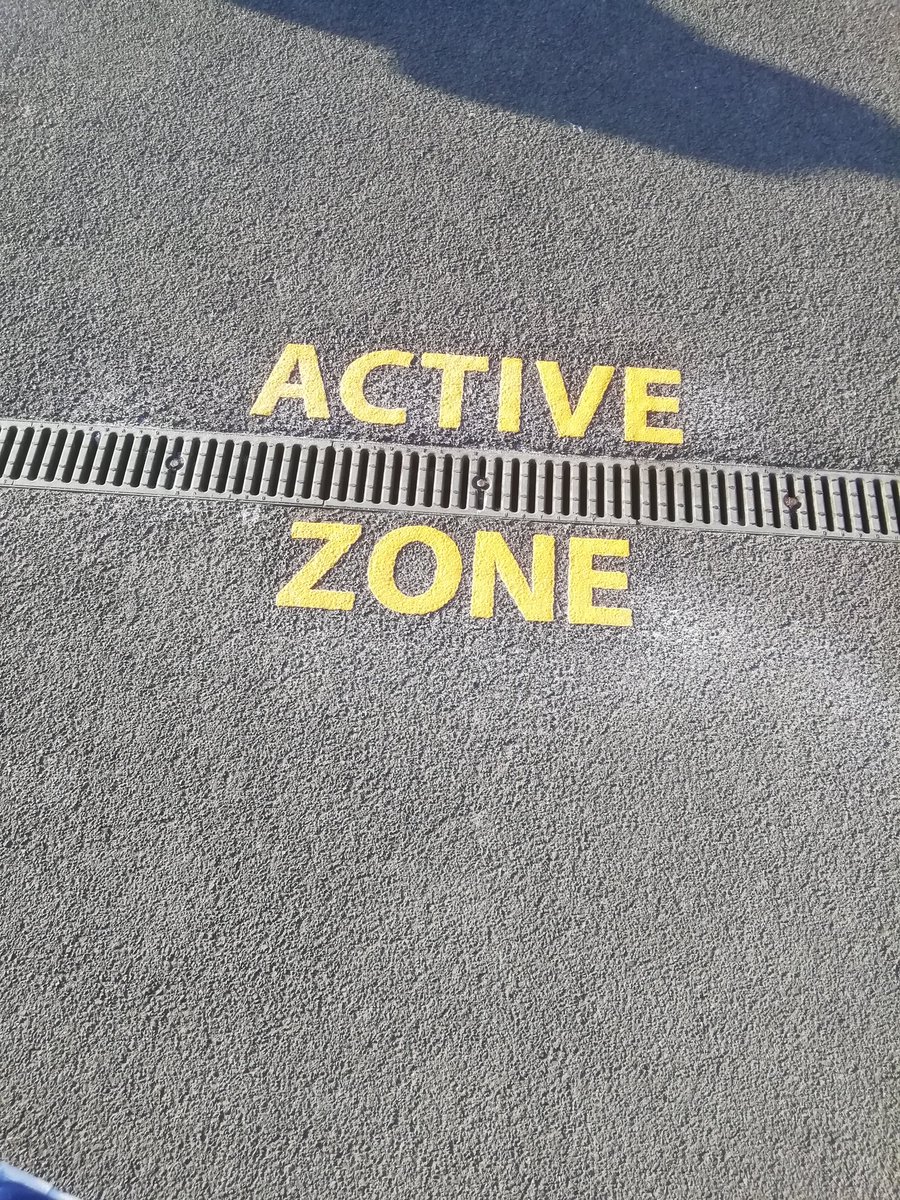 StBartsFriends's tweet photo. Who else is loving the new addition to the school yard? Lovely to see so many children using it at home time yesterday. How many parents will we see joining in?? #funandachieve #activezone @StBartsCE https://t.co/jsDvF96zhR
