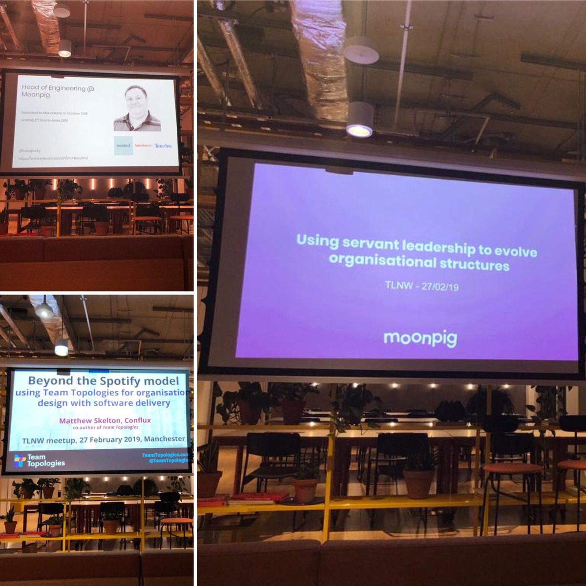 onitrecruitment's tweet image. DevOps, Tribes and Bears, Oh My!
Great talks from @MoonpigUK and @ConfluxHQ at Tech Leaders of the NW last night. 
#TechLeaders #TechManchester