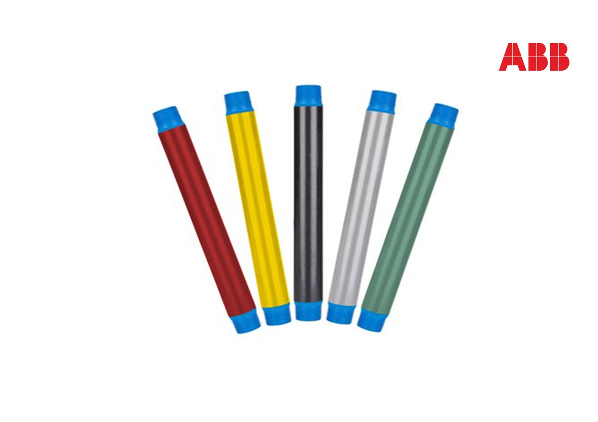 Ocal® conduit's corrosion-resistant PVC coated #construction is a go-to product to protect #wiring from heavy #weather or #chemical exposure. One of its lesser-known features is ABB’s ability and willingness to mix custom #colors for the final finish. ow.ly/fZZv30nxr8t