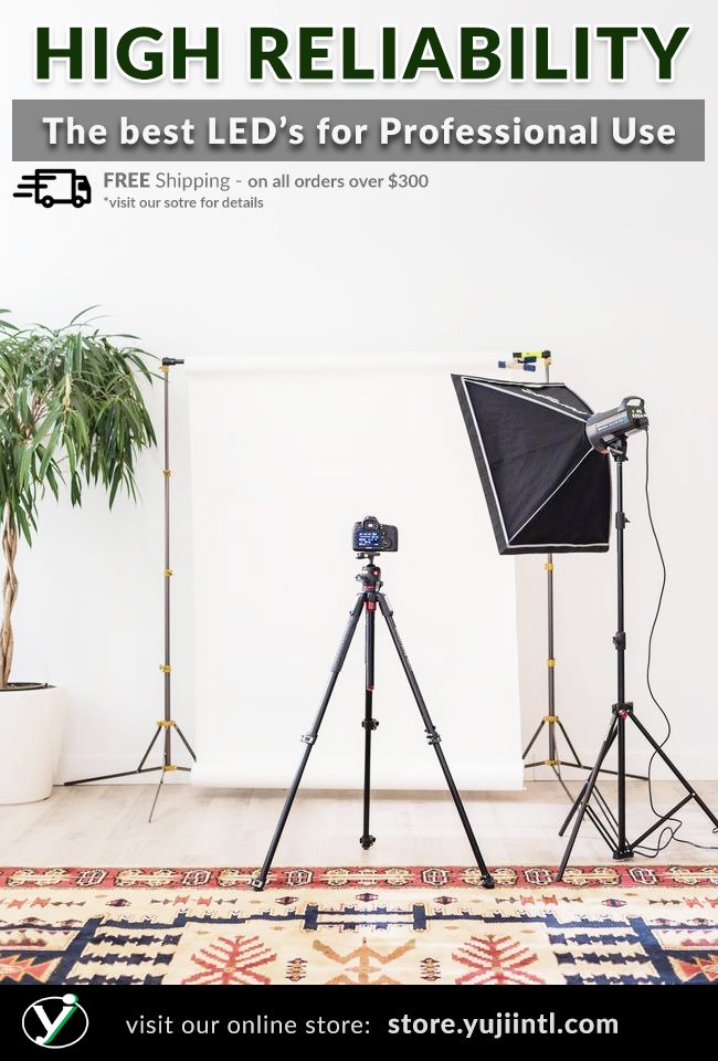 Yuji_LED's tweet image. #Yuji #HighCRI High Reliability #LED's 
 -Professional #Film &amp;amp; #Photography #LEDs.....

 FREE International Shipping* - on all orders over $300 USD
 *visit our store for details

  🛒 Visit our Store: bit.ly/2GyrWcf
 📱 visit us online: yujiintl.com
