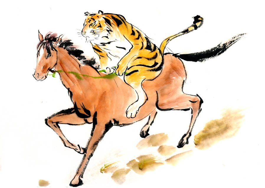 RT @zolge1: 「トラウマ」について、どっかの誰かが虎と馬をまぜたバカ