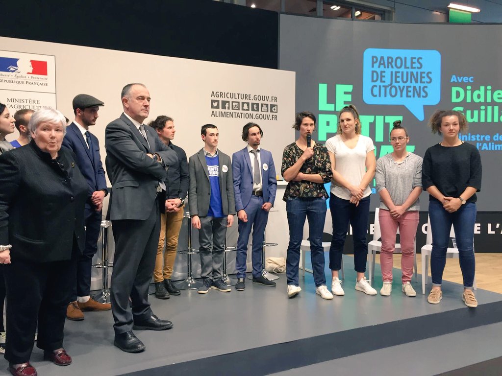 Merci <a href="/dguillaume26/">Didier GUILLAUME</a> d'avoir pu échanger sur ma deuxième passion, l'agriculture.
Futur éleveur bio et dans les cartons, un nouveau projet qui sortira courant 2019. Hâte de pouvoir vous en parler. #versunemeilleurenutrition 
#SiaBio #LAventureDuVivant