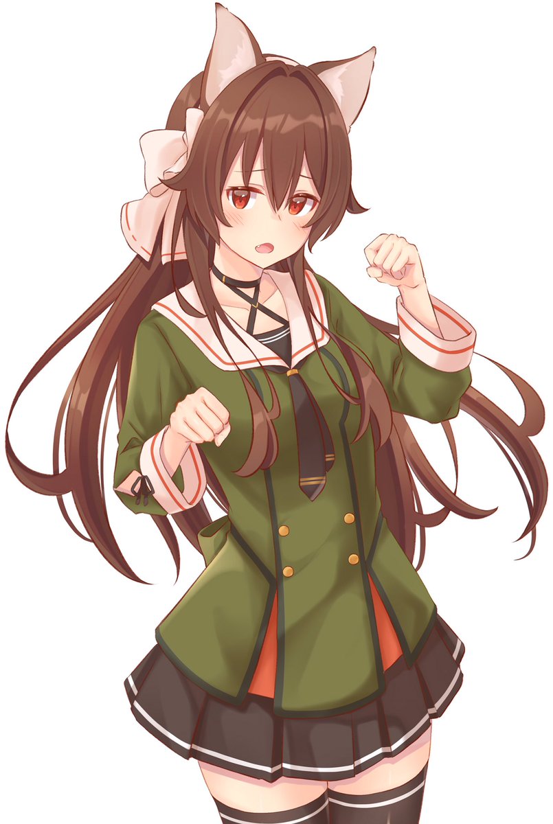 「2月22日はにゃんにゃんにゃんで猫の日! でも今日は2月28日なので何の関係もな」|みこ♂のイラスト