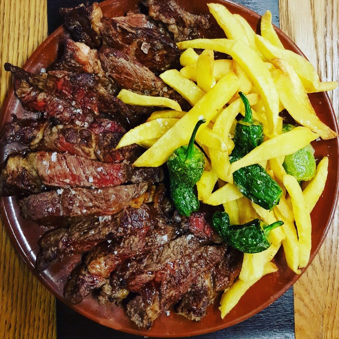 Lomo de vaca madurada en cámara 30 días #CosasQueEnamoran #Foodie #FelizDiadeAndalucia #cuchareo #FoodBlogger #HacerdeComer