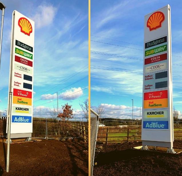 Petrolsign's tweet photo. ★ WE DO SIGNAGE ★
We're very impressed with this... the first EVER 10m Shell Sign in the UK!
Could your Petrol Station do with a BRAND NEW sign? Get in touch today.
📧 sales.uk@petrol-sign.com
#PetrolSign #Signage #Installation #Sign #Petrol https://t.co/4ChKcPjwOi