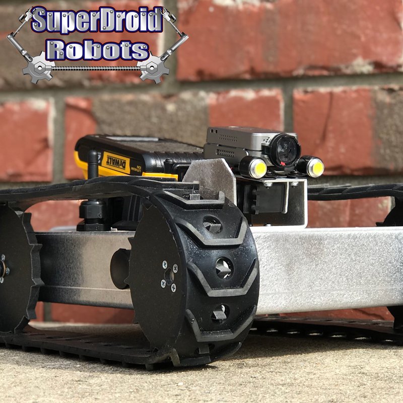SDRobots's tweet photo. Removable Top-Mounted Battery on SuperDroid Robots Wireless #Inspection Bot on the #blog: https://t.co/bZyl1MMLbE
#homeinspection #inspectionrobot  #engineering #engineers #engineerlife #robotics #robots #RC #wirelessrobot #wirelessinspection #inspectorlife #tech #newtech https://t.co/EILDOrhTz0