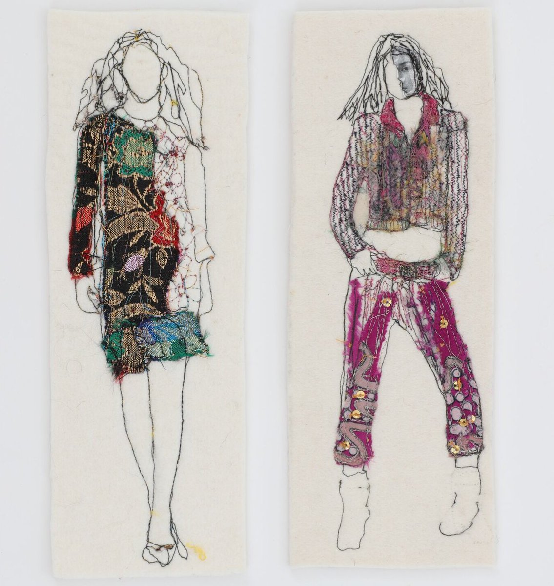 WylyeValleyArt's tweet photo. More #upcycling! We have several groups taking part in the #wvat10 who work in #textiles and make beautiful images like this one by Lynn Creighton who is showing with her group ‘Stitchworks’ in Longbridge Deverill. https://t.co/YrewGdPOCC