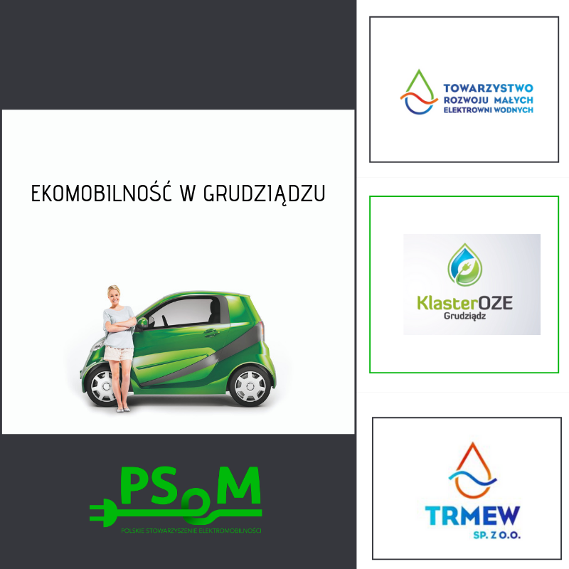 PsemBiuro's tweet photo. Serdecznie zapraszamy na organizowane przez Polskie Stowarzyszenie Elektromobilności (PSEM) oraz Klaster OZE Grudziądz we współpracy z TRMEW Obrót S.A. wydarzenie związane z elektromobilnością. https://t.co/zhZyMtKf83
