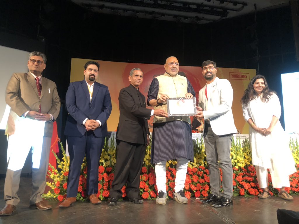 We sincerely thank @YourStoryCo & @minmsme for recognizing us @PSIAmravati as the Best Small Enterprise Brand in #Hospital & #Healthcare sector. @girirajsinghbjp @SharmaShradha . A great event to boost the morale of #MSME. #BrandsOfIndia #Yourstory