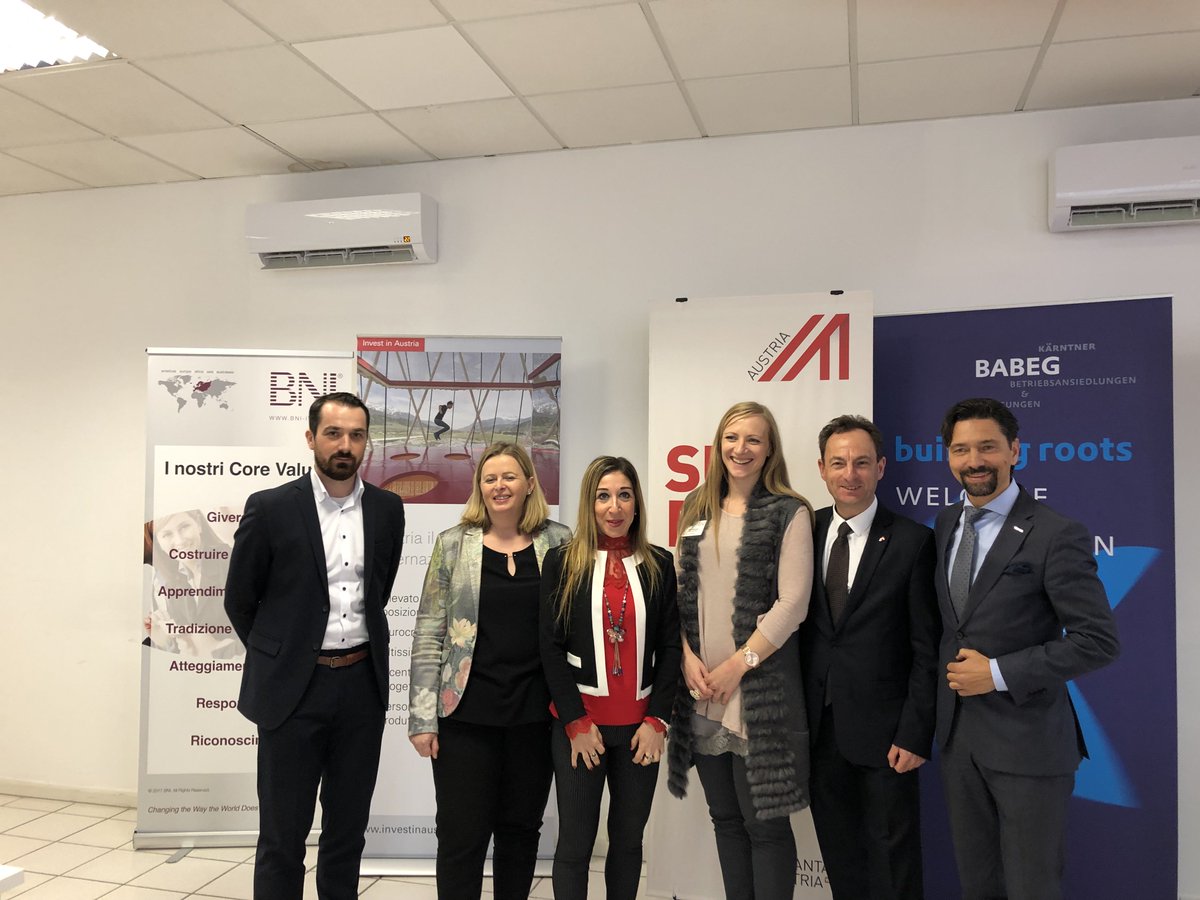 wko_ac_pda's tweet photo. Insgesamt 80 🇮🇹Teilnehmer konnten bei der 🇦🇹 Standortpräsentation in @Udine und @Treviso von @wko_ac_pda, #WKO Fachverband Handelsagenten, @InvestAustria, #BABEG und RA-Kanzlei Maggi, Brandl,
Kathollnig begrüßt werden @wko_aw https://t.co/m3clsLjjai