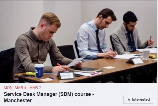 sdi_institute's tweet image. It&apos;s out last ever #ServiceDeskManager course in Manchester next week! Just two spaces left so get in quick - don&apos;t miss out! ow.ly/3S8P30nRcSz  #ITSM #SDM #servicedesk #servicedesksuperstars