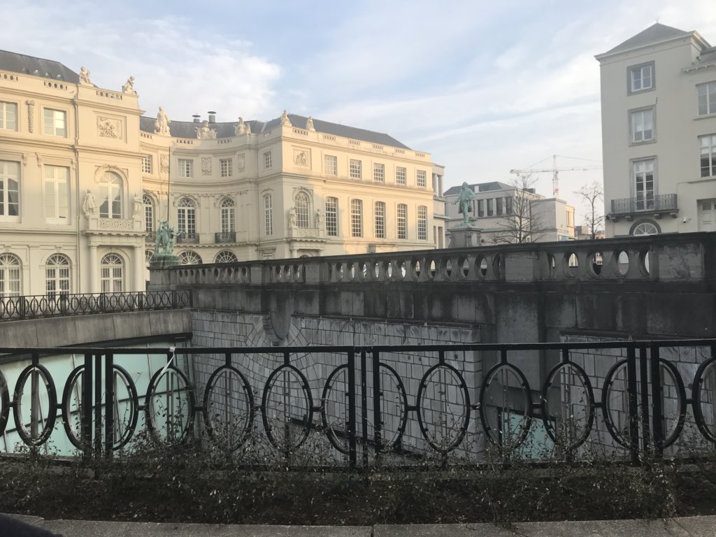 NigelHartleyCEO's tweet photo. Getting ready to speak at Through Art We Care Conference in Brussels @MountbattenIW A beautiful morning in the Plaza Royale at the Royal Museum of Fine Arts #wearenotafraid https://t.co/doceb5cn4e