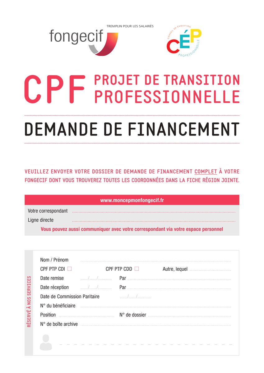 Transitionspdl's tweet image. Se reconvertir, changer de métier, se former c'est possible pour les salariés du secteur privé avec le CPF de transition professionnel. Dossier téléchargeable sur votre espace bénéficiaire. fongecif-pdl.fr/cpf-de-transit…  #CPFdetransition  #reconversion #CPIR #francecompétences