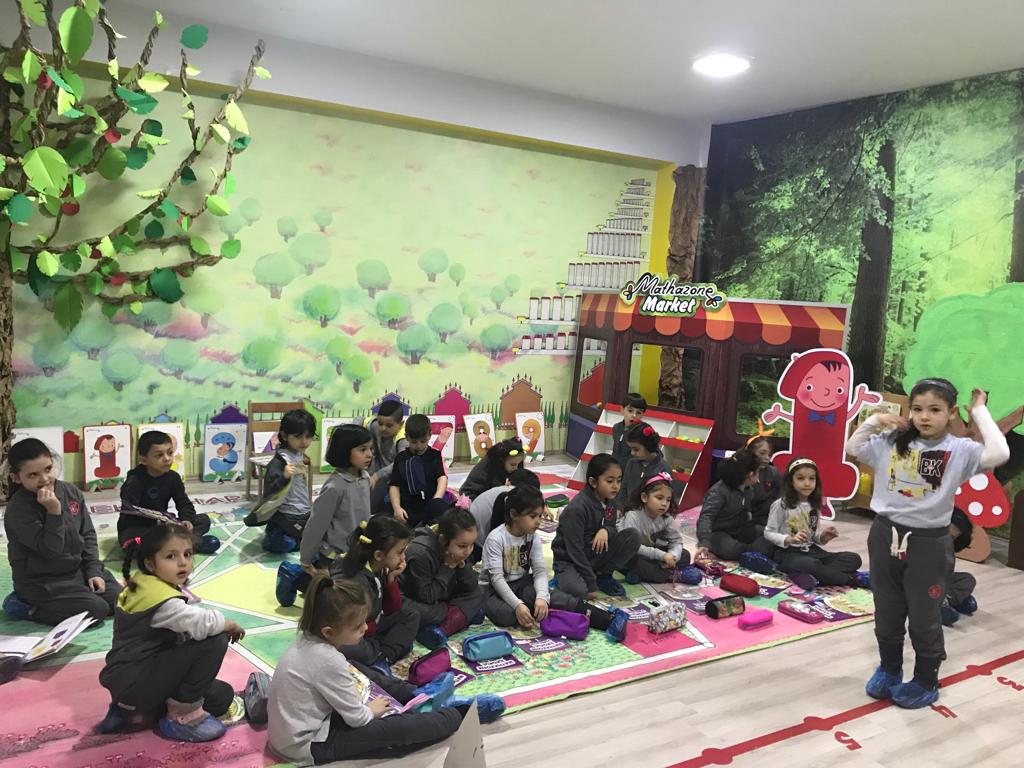 BKKutahyakampus's tweet photo. 1B sınıfı öğrencilerimiz Mathozone ormanına giderek Tavşan Toto ilr birlikte asansör oyunu oynayarak direk sayı doğrusunda yönler,artma-eksilme ,matematiksel cümle oluşturma çalışması yaptı.#kutahyabk #mathozone https://t.co/ouAQCIleum