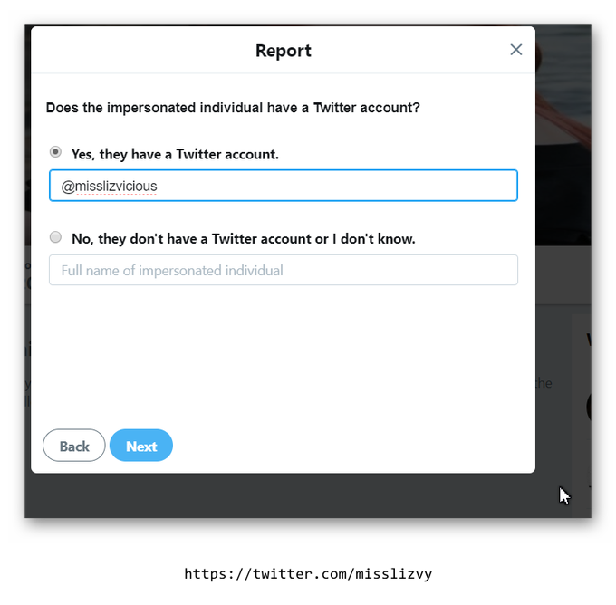 @TwitterSupport  Dear Twitter Support it is kind of hard to report an account for impersonation when<a class="tags" target="_blank" title="On Twitter" href="/?out=eyJ0eXAiOiJKV1QiLCJhbGciOiJIUzUxMiJ9.eyJpYXQiOjE3MjE2NTg0OTgsImlzcyI6InR3cG9ybnN0YXJzLmNvbSIsIm5iZiI6MTcyMTY1ODQ5OCwiZXhwIjoxNzUzMTk0NDk4LCJyZWRpcmVjdF91cmwiOiJodHRwczovL3R3aXR0ZXIuY29tL1R3aXR0ZXJTdXBwb3J0In0.0DmbezYh2sJe2iSo8yxampHEdAjAW_ZgV7aGPRmYkYmgwezfM4a1el6h0uHdYMZlhm_yM_2BdQ40dOQudEVgjQ">@TwitterSupport</a>