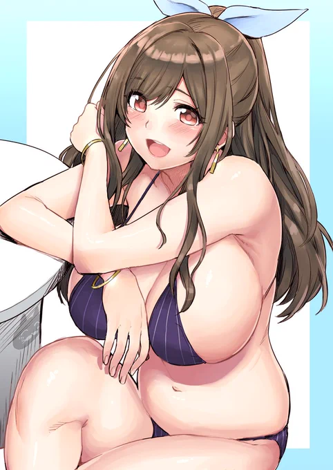 おえかきリハビリ中…。月岡恋鐘ちゃんですばい。乳首どこだ。 