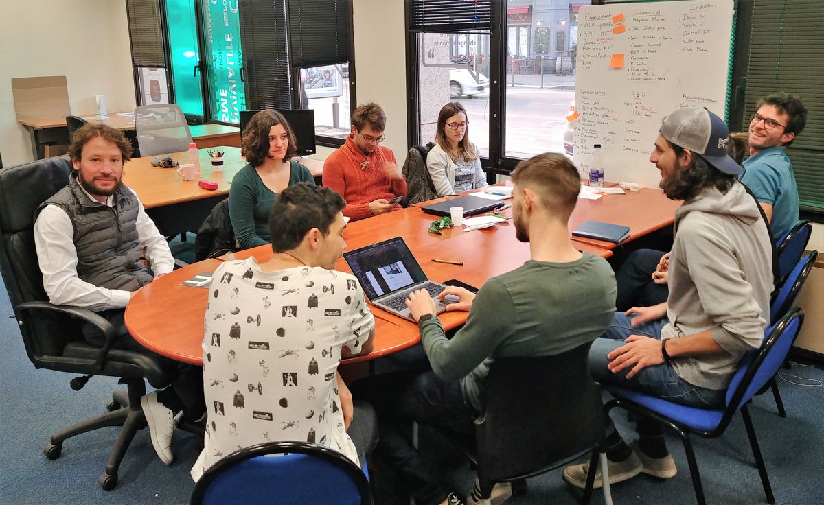 Manu_Incub's tweet photo. Ce matin, c'est atelier #commercial pour les incubés du programme #UP !
Animé par @FlorentMichels, directeur commercial de #FUTURMAP, cette matinée est notamment l’occasion pour les #entrepreneurs de définir leur #stratégie commerciale ! @com_PAIPS @NOSCproject @Atelier_Croc https://t.co/AgWnfCTUKd