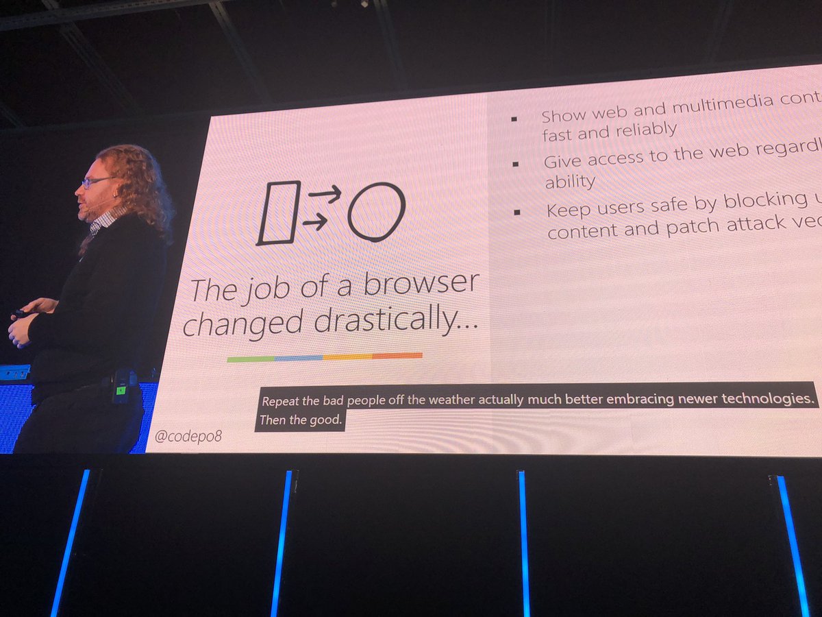 TessFerrandez's tweet photo. Awesome keynote by @codepo8 at #techdaysfi https://t.co/zV80vMXONR