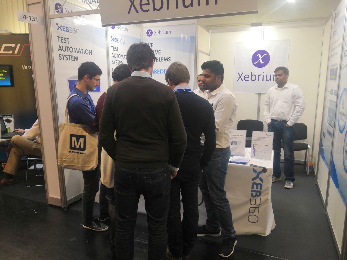 xebrium's tweet image. We had a great time for the 2nd Day of #EW19. We will continue to showcase the demo of our versatile product #XEB360. Drop by Hall 4 Booth 131. We welcome you for the day 3 at Embedded World 2019 #conference.

#EmbeddedWorld2019 #TestAutomationSystem #Nuremberg