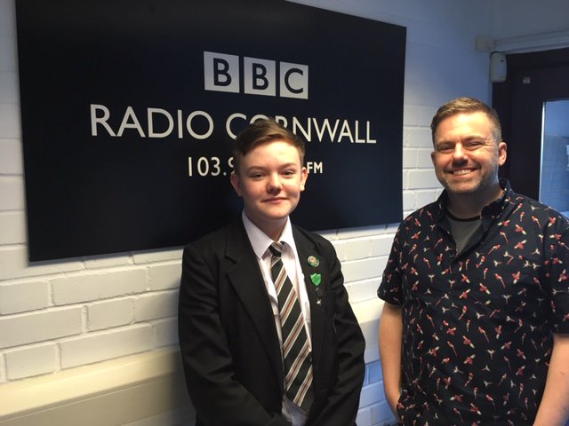 BBC Cornwall (@bbccornwall) on Twitter photo Good luck to Ben McGuire in <a href="/Channel4/">Channel 4</a> #ChildGenius this week.
He breezed through the Breakfast Show quiz with <a href="/Skentelbery/">Julie Skentelbery</a> & <a href="/ChurchfieldJE/">James Churchfield</a> Good luck to Ben McGuire in <a href="/Channel4/">Channel 4</a> #ChildGenius this week.
He breezed through the Breakfast Show quiz with <a href="/Skentelbery/">Julie Skentelbery</a> & <a href="/ChurchfieldJE/">James Churchfield</a>