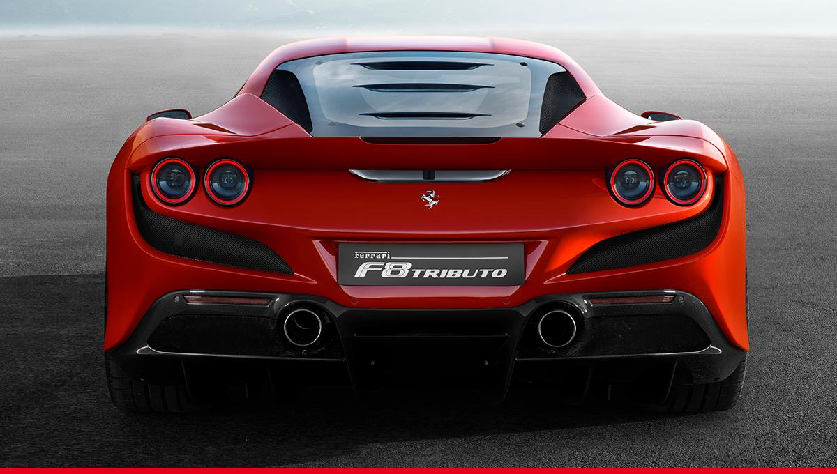 Ferrari's tweet image. Paying homage to the most powerful V8 in #Ferrari history, the #FerrariF8Tributo is a celebration of excellence in pure performance and formidable power. Let us introduce you to the newest member of our family. bit.ly/FerrariF8Tribu…