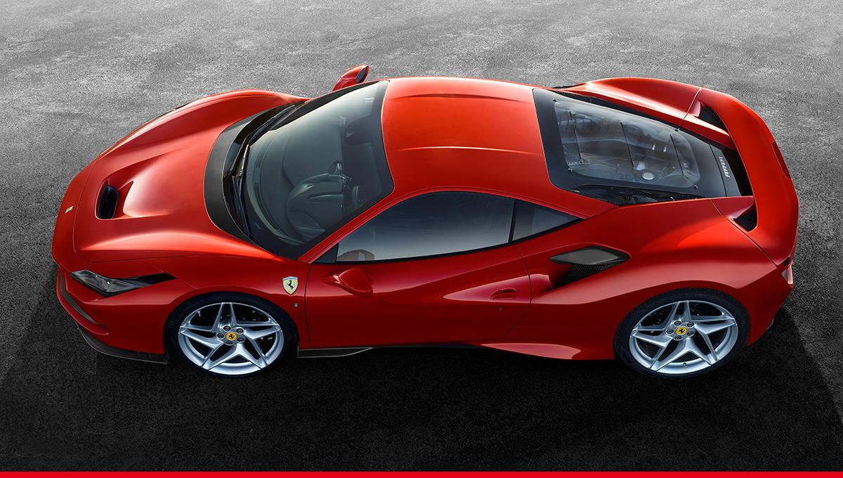 Ferrari's tweet image. Paying homage to the most powerful V8 in #Ferrari history, the #FerrariF8Tributo is a celebration of excellence in pure performance and formidable power. Let us introduce you to the newest member of our family. bit.ly/FerrariF8Tribu…