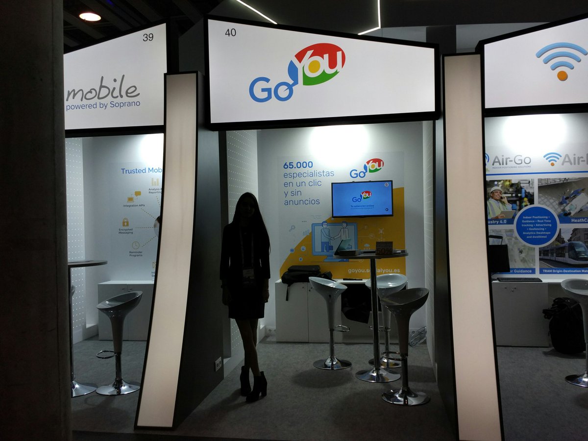 GoYouPro's tweet photo. 📍 Último día de #MWC19. Si todavía no sabes cómo reclutar talento digital &amp; IT sin anuncios, ¡ahora es el momento! Te esperamos en CS20 Stand 40 (Hall 5). #MWC2019 #RecruitmentTools https://t.co/SopIAKAjMi