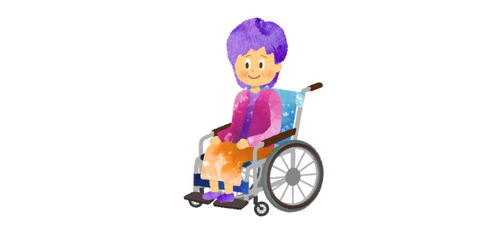 無料イラスト素材集 イラストのっく Twitterissa 新作 車椅子に乗っている女性のイラスト テイストの揃った無料イラスト素材 イラストのっく はこちらから T Co Axzz49pgxb フリー素材 イラスト 商用無料 背景透過png 車椅子 医療 介護 介助