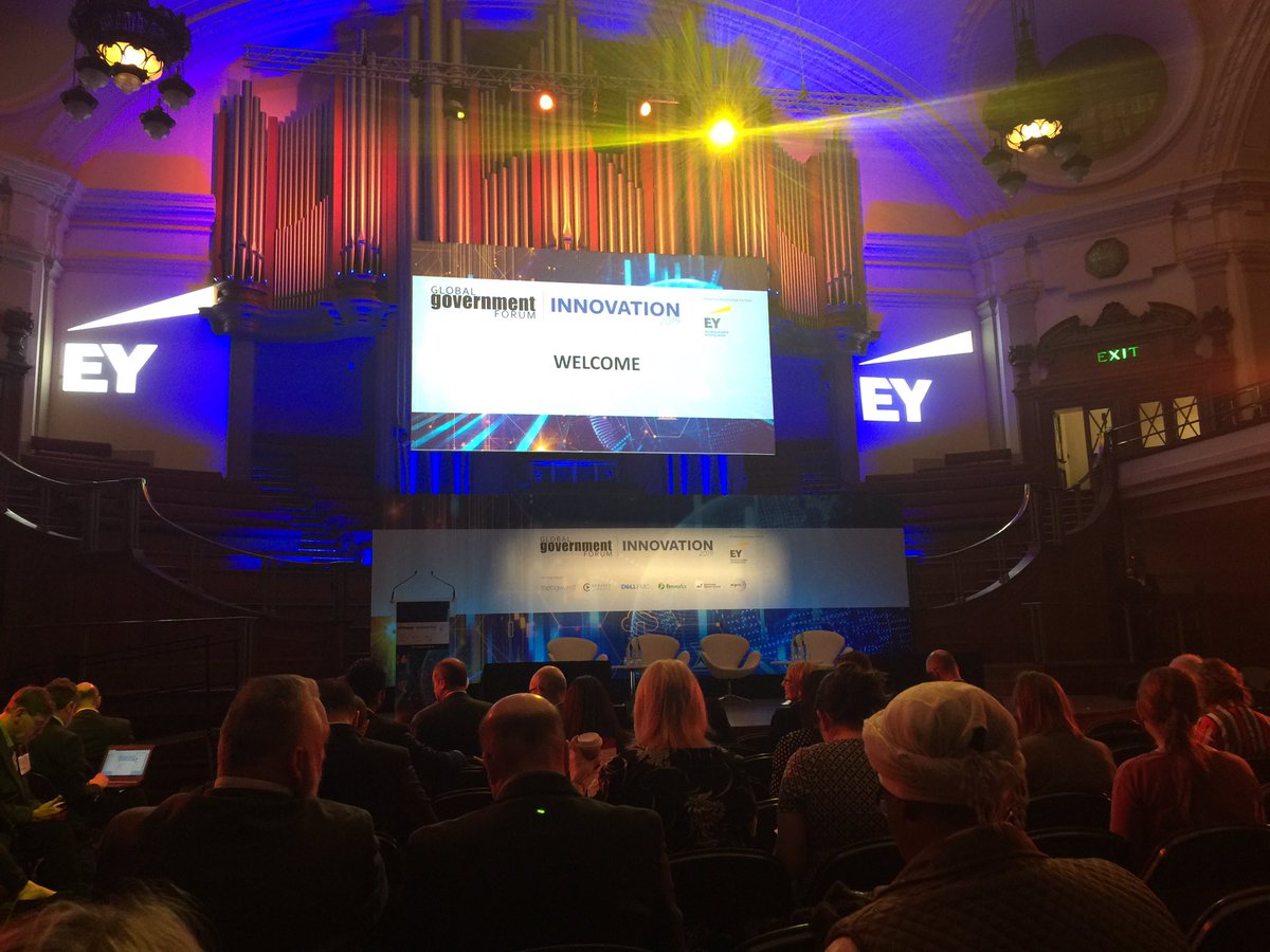 Great to be at the EY Government Innovation conference today- what a venue!