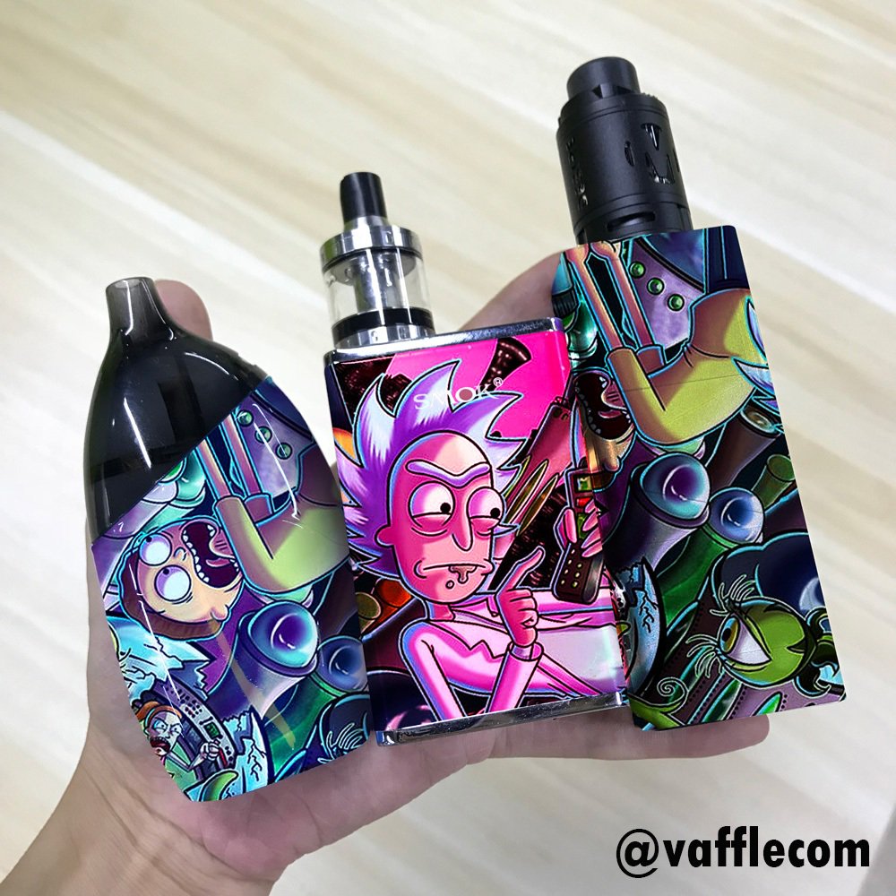 Who wants Rick & Morty wrap? 😗 #vaffleapp
Get Vaffle from vaffle.com/dl for more vape fun and contests.
Credit: @vafflecom 

#RickandMorty #vapefun #vapeskin #modwrap #vape #vapedaily #vapefam