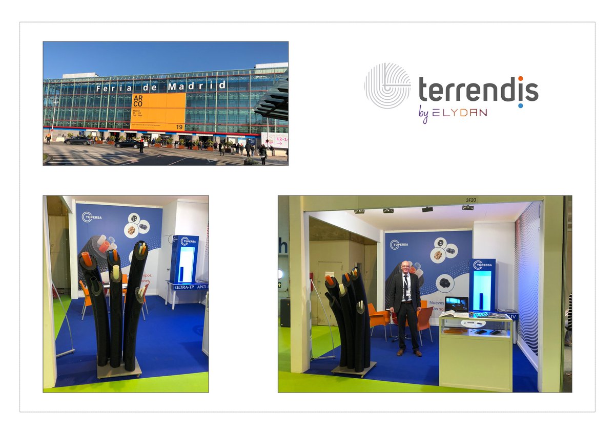 This week, find <a href="/terrendis/">@Terrendis - Groupe ELYDAN</a> pre-insulated #piping solutions for #heating and #airconditioning at the international fair of Madrid : February 26 to March 1, 2019, Pavilion 3, 3F20