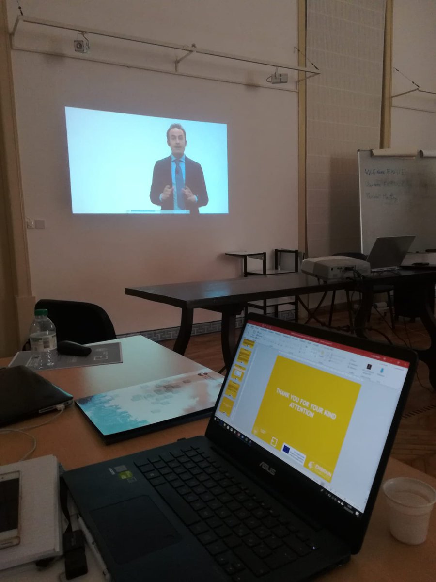 enbrain_project's tweet photo. #EnbrainProject meeting took place at #Evora @univdeevora during the last days 26 and 27 February. A review of the on-going activities of the project was done and fruitful discussions took place about master courses in #RenewableEnergy for #Libya #Universities. More #news soon. https://t.co/CjH42a6Rk6