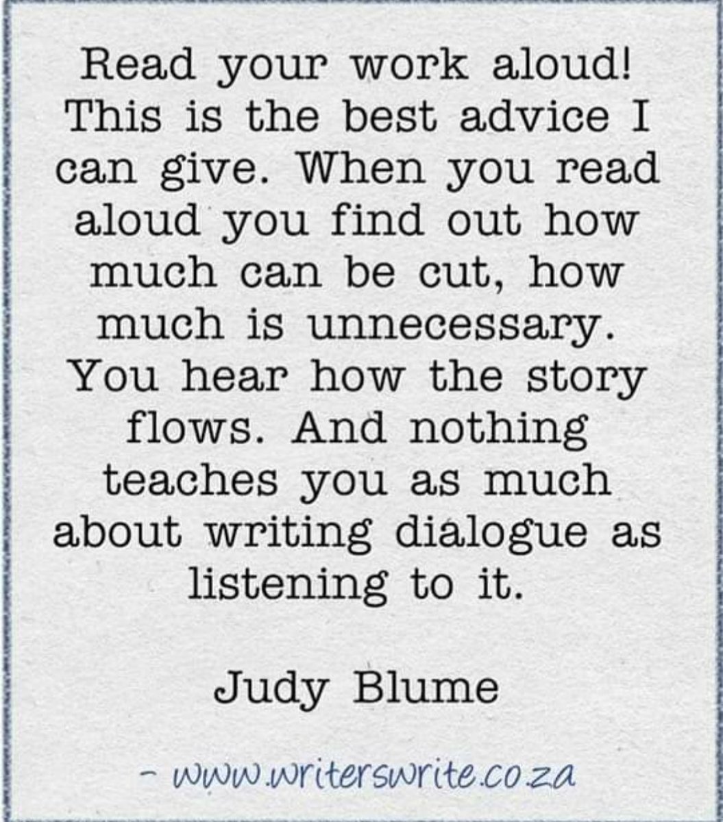 doreenb8's tweet image. The best advice ever. We do this in one of my #writinggroups It works! #writingcommunity #amwriting #WritersLife
